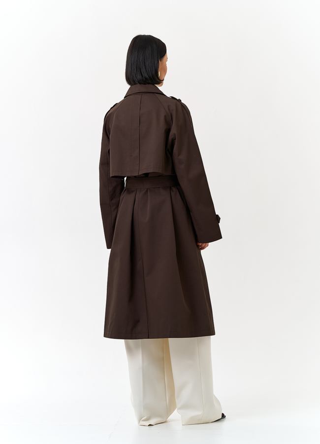 фото Женский плащ с поясом модель № 32820