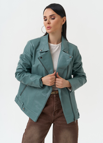 Женская куртка косуха из эко кожи