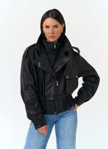 Женская куртка из натуральной кожи