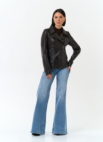 Женская кожаная куртка