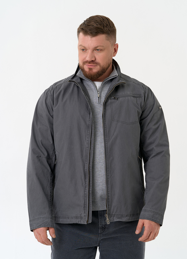 Мужская куртка ветровка с воротником стойкой модель № 32521 универмаг малина