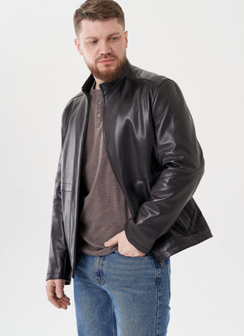 Мужская кожаная куртка 