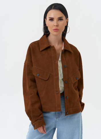 Женская куртка из натуральной замши