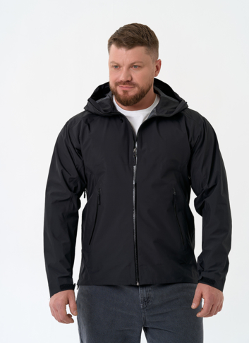 Мужская ветровка черного цвета