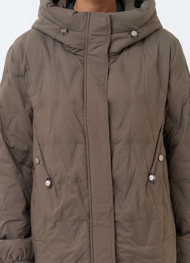 Женская куртка с капюшоном модель № 33843 универмаг малина фото
