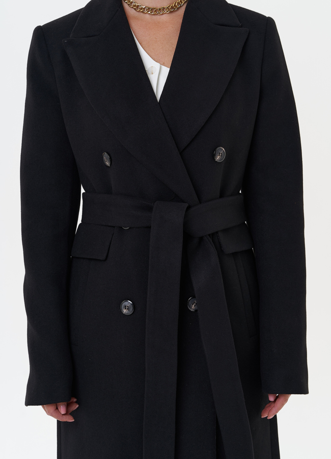 Классическое пальто с английским воротником модель № 27679 универмаг малина