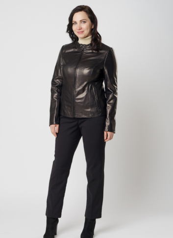 Женская кожаная куртка