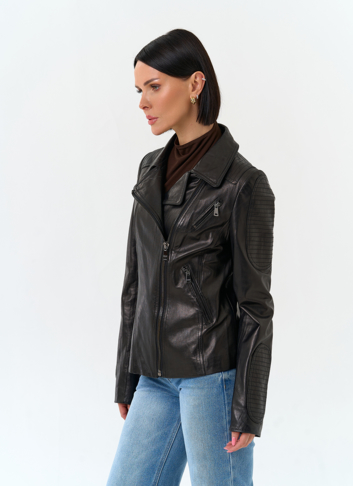Женская кожаная куртка