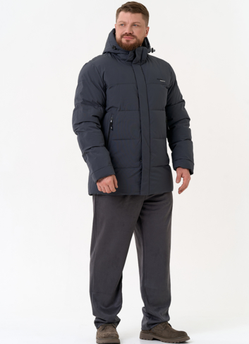 Мужской пуховик с капюшоном 