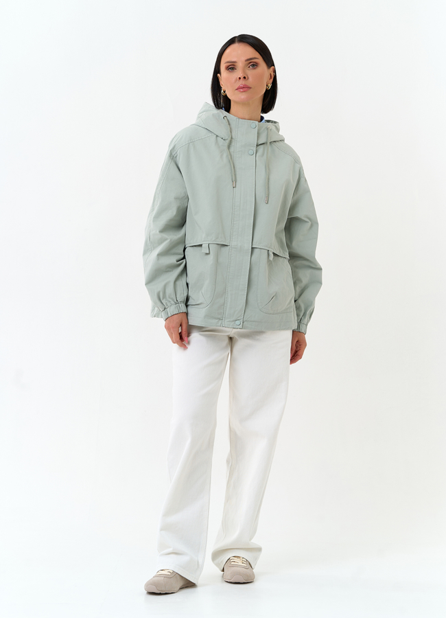 Женская ветровка с капюшоном модель № 33119 в кредит