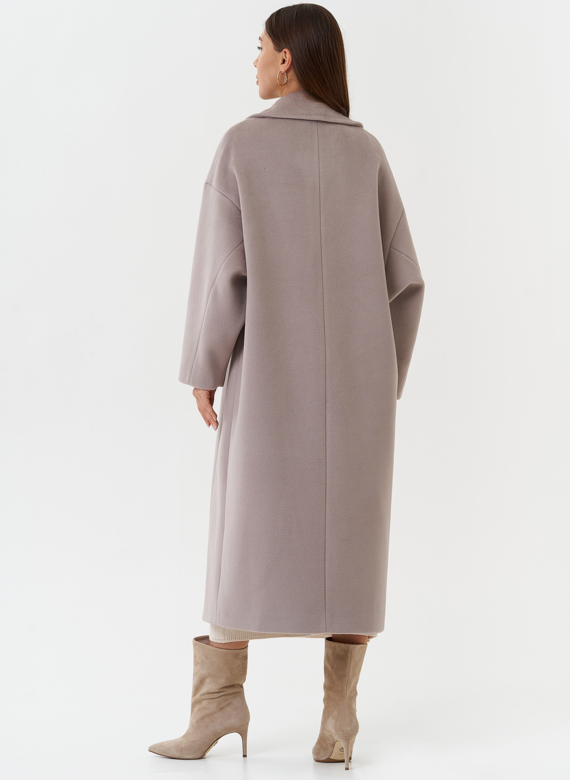 Женское двубортное пальто